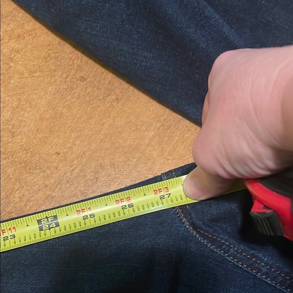 Dark Wash Distressed Jeans - Picture 10 of 10